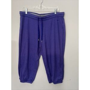 VTG Nike Jogger Capri Purple Size L